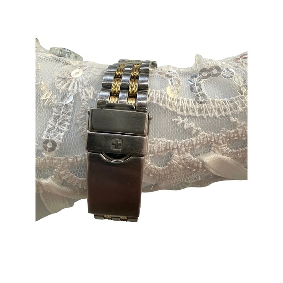 Wenger Swiss Military Quartz Watch 26.6mm Two-Tone Stainless Steel - Picture 2 of 8